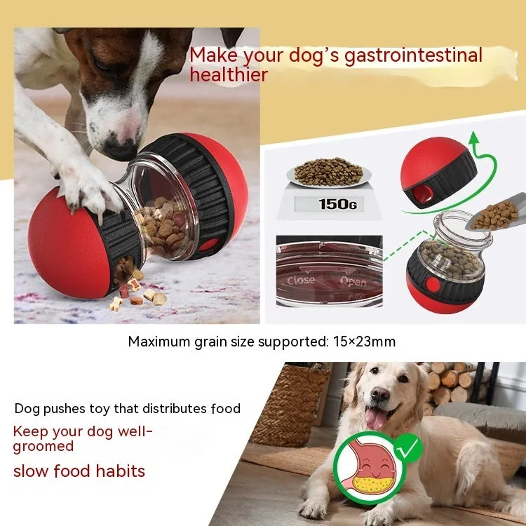 SmartTumble: Food Dispensing Dog Puzzle Toy – Slow Feeder & IQ-Boosting Play
