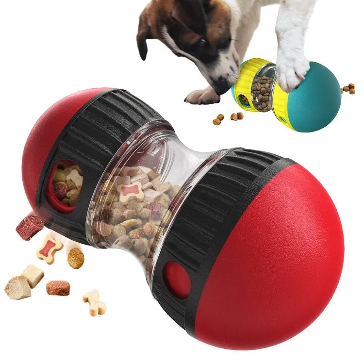 SmartTumble: Food Dispensing Dog Puzzle Toy – Slow Feeder & IQ-Boosting Play