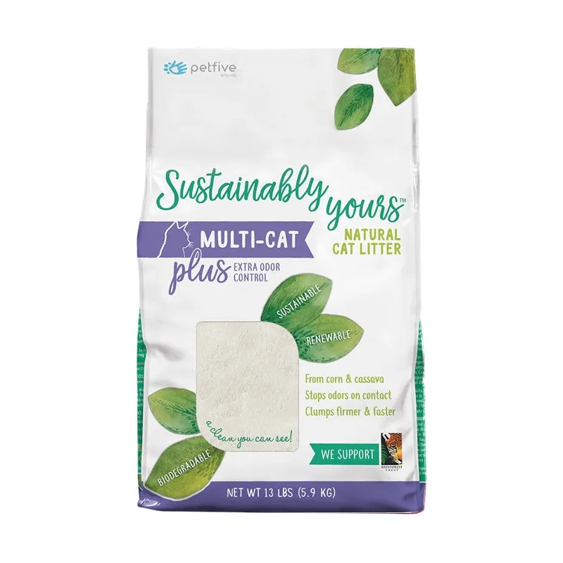 Sustainably Yours Small Grain Formula Cat Litter (formerly Multi-Cat Plus)