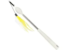 Telescopic teaser rod 75x2x2cm white