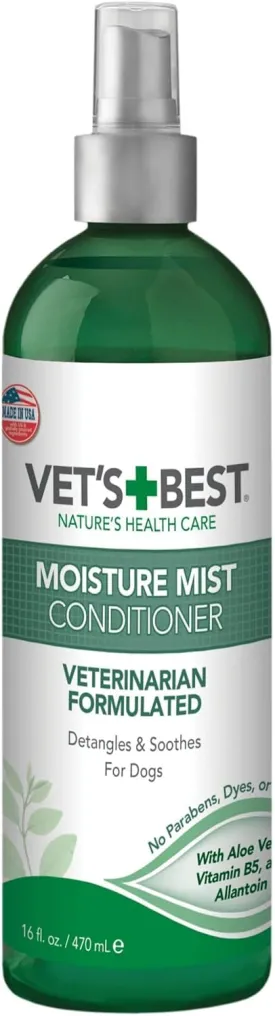 Vet's Best Moisture Mist Spray 16-oz, Dog Conditioner