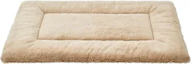 Washable Dog Crate Bed Mat for Medium/Large Dogs  All-Season Comfort with Ultra-Soft Flannel & Heavy-Duty Support