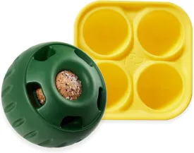 WOOF Pupsicle and Treat Tray - Long-Lasting Interactive Dog Toy for Boredom and Silicone Mold - Reusable, Dishwasher Safe - For Small Dogs 10-25 lbs