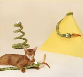 Zeze Pet Plush Teaser Dumb Snake Cat Toy