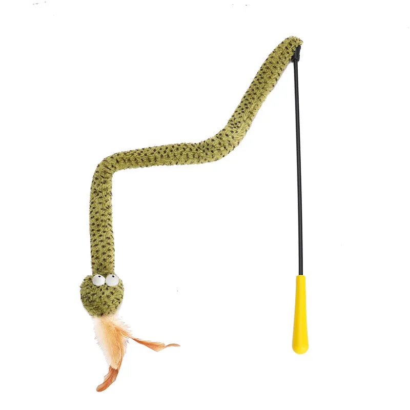 Zeze Pet Plush Teaser Dumb Snake Cat Toy